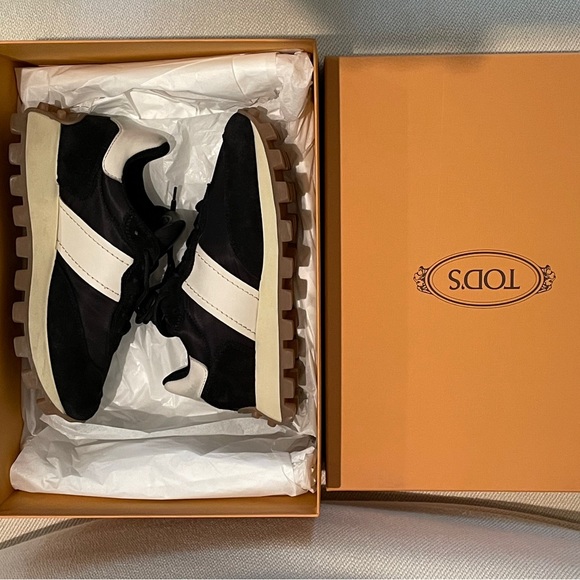 TOD’S sneakers, women, black, off white, EU 37.5 - Picture 7 of 7